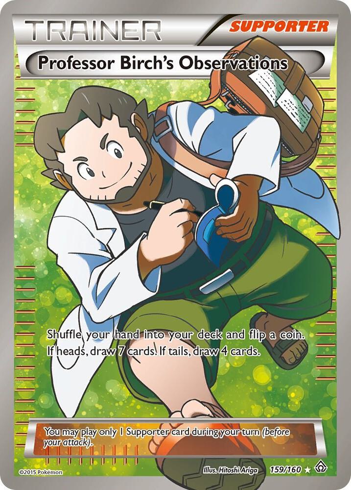 Professor Birch's Observations (159 Full Art) card image