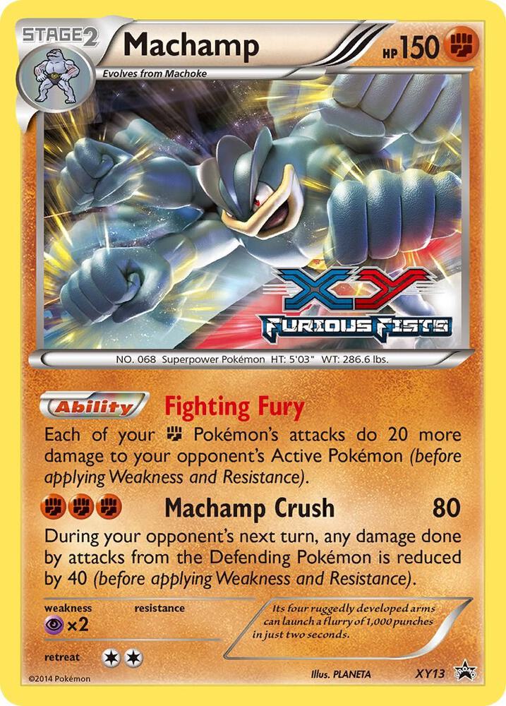 Machamp - XY13 (Prerelease) card image