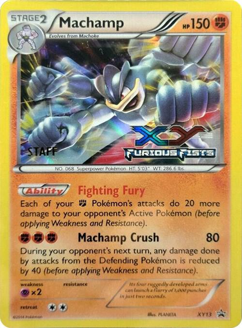 Machamp - XY13 (Prerelease) [Staff] card image