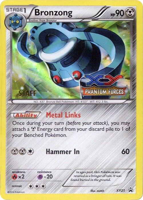 Bronzong - XY21 (Prerelease) [Staff] card image