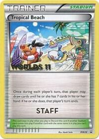 Tropical Beach - BW28 (Worlds 11) [Staff] card image