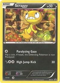 Scraggy - BW25 (Cracked Ice Holo) card image