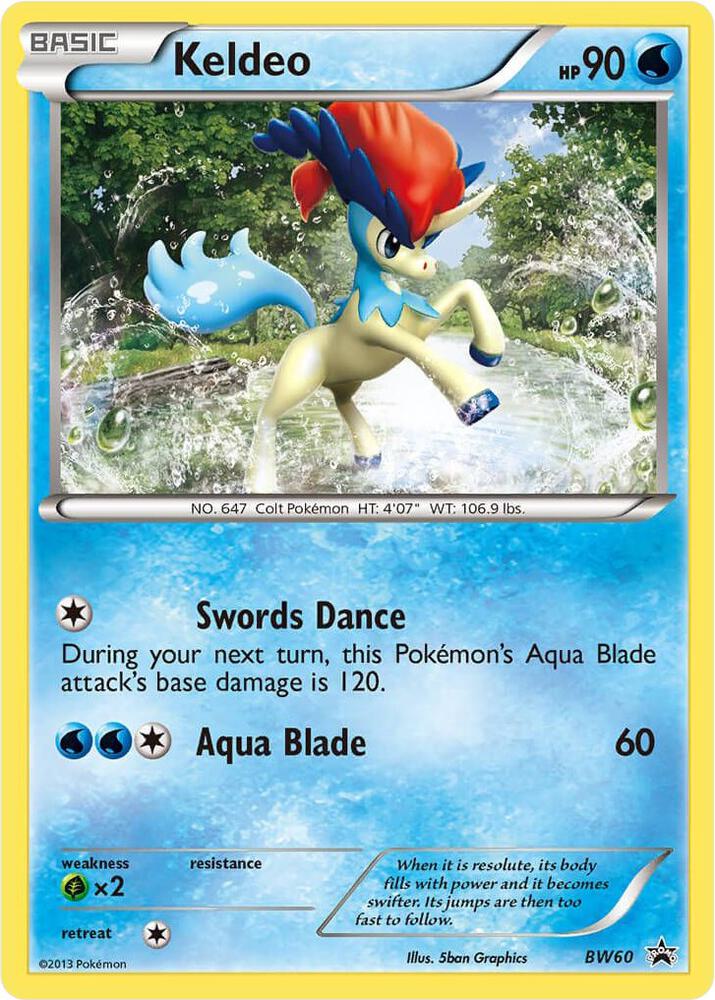 Keldeo - BW60 card image