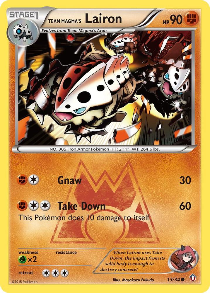 Team Magma's Lairon card image