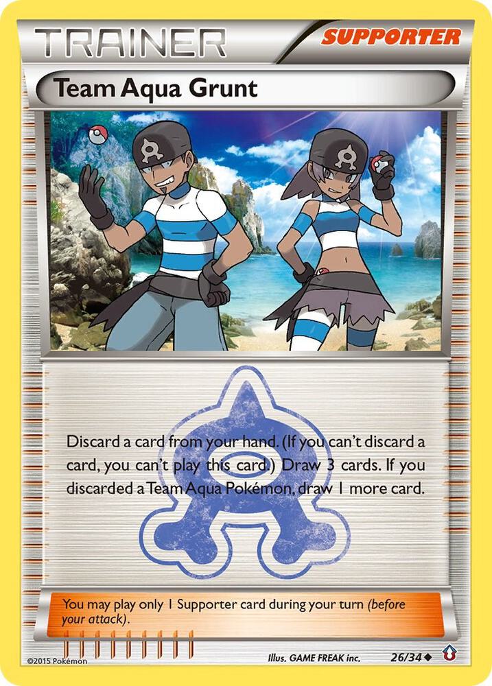 Team Aqua Grunt card image