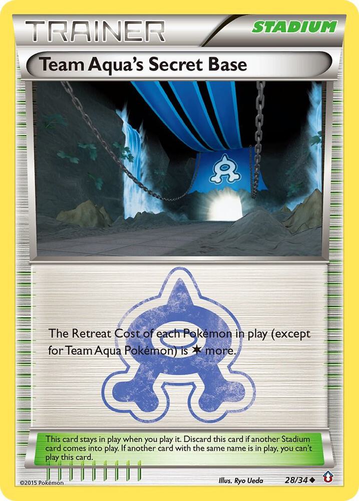 Team Aqua's Secret Base card image