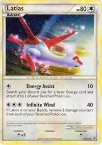 Latias - HGSS10 (Cracked Ice Holo) card image