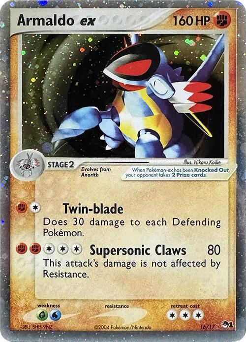 Armaldo ex (Holo) card image