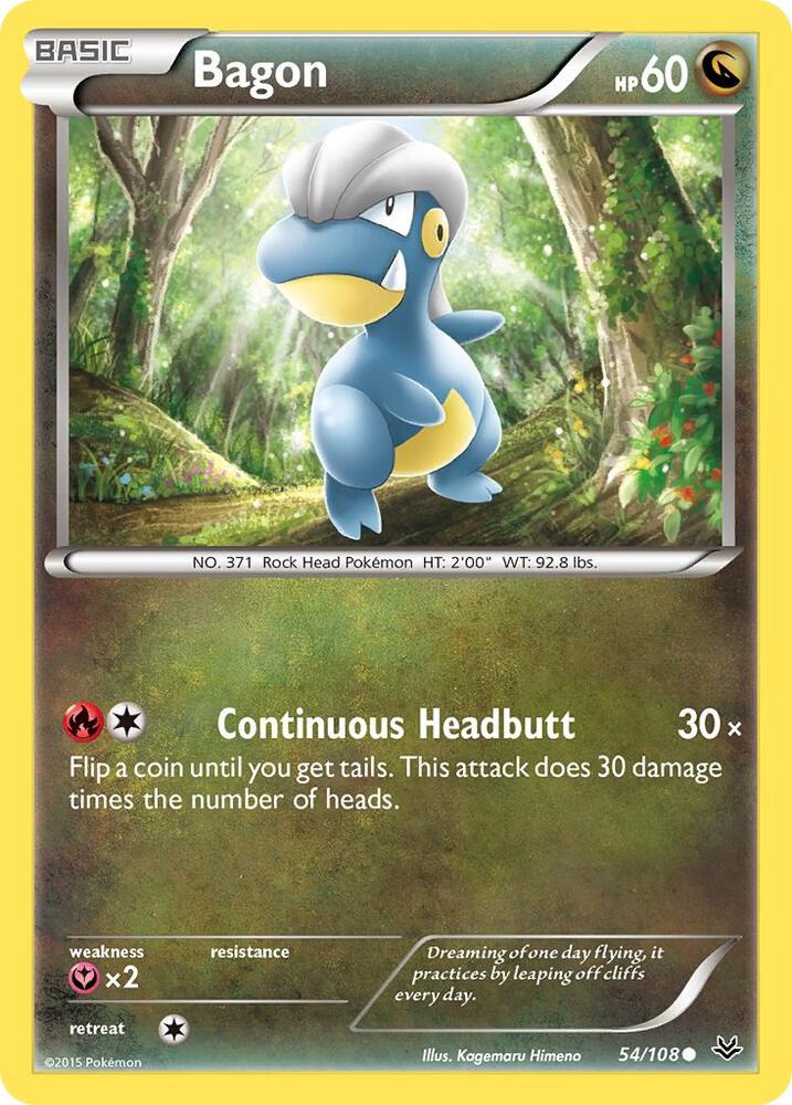 Bagon (54) card image