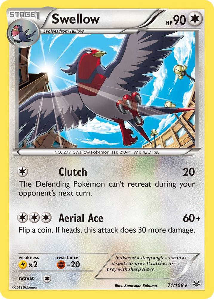 Swellow (71) card image