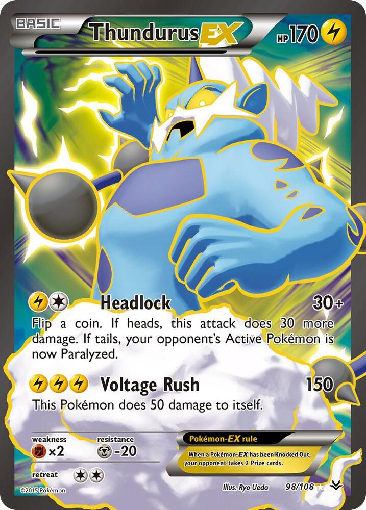 Thundurus EX (98 Full Art) card image