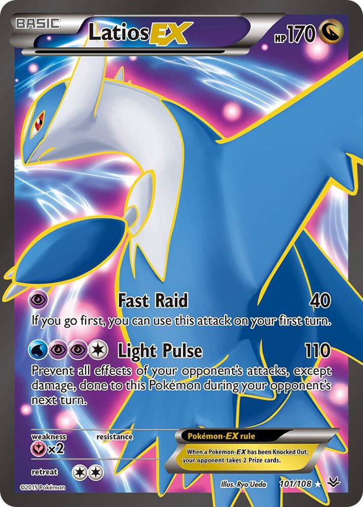 Latios EX (101 Full Art) card image