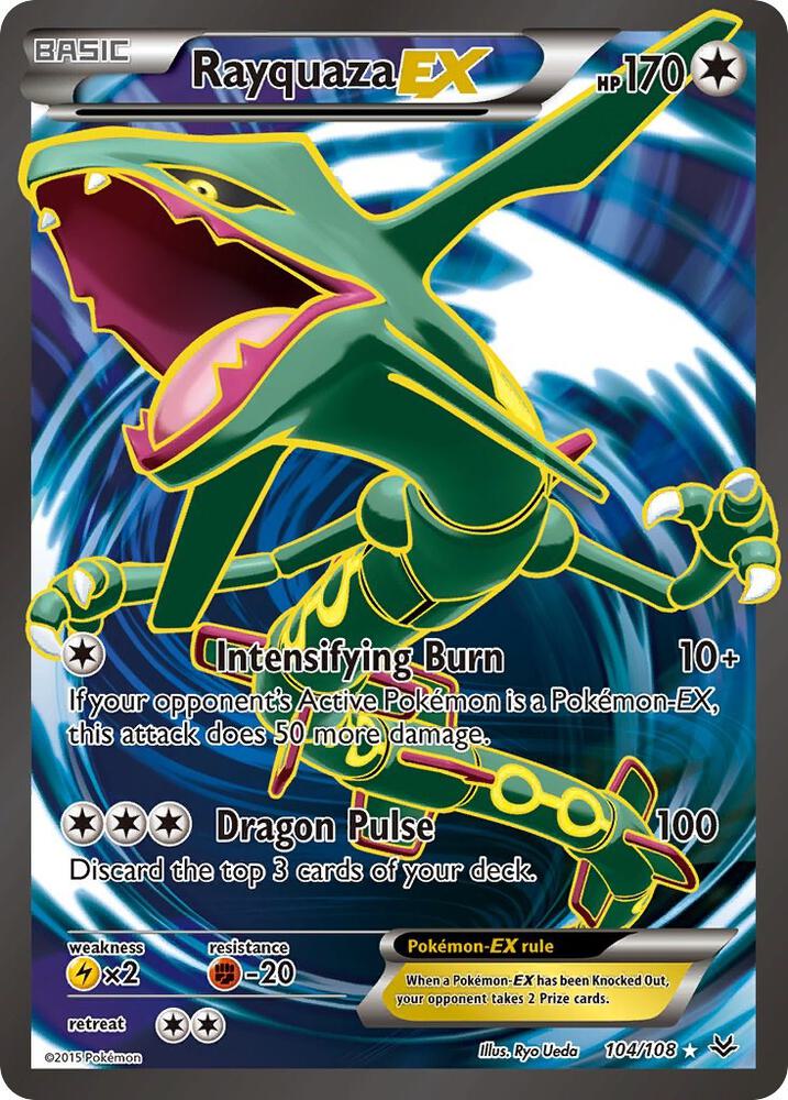Rayquaza EX (104 Full Art) card image