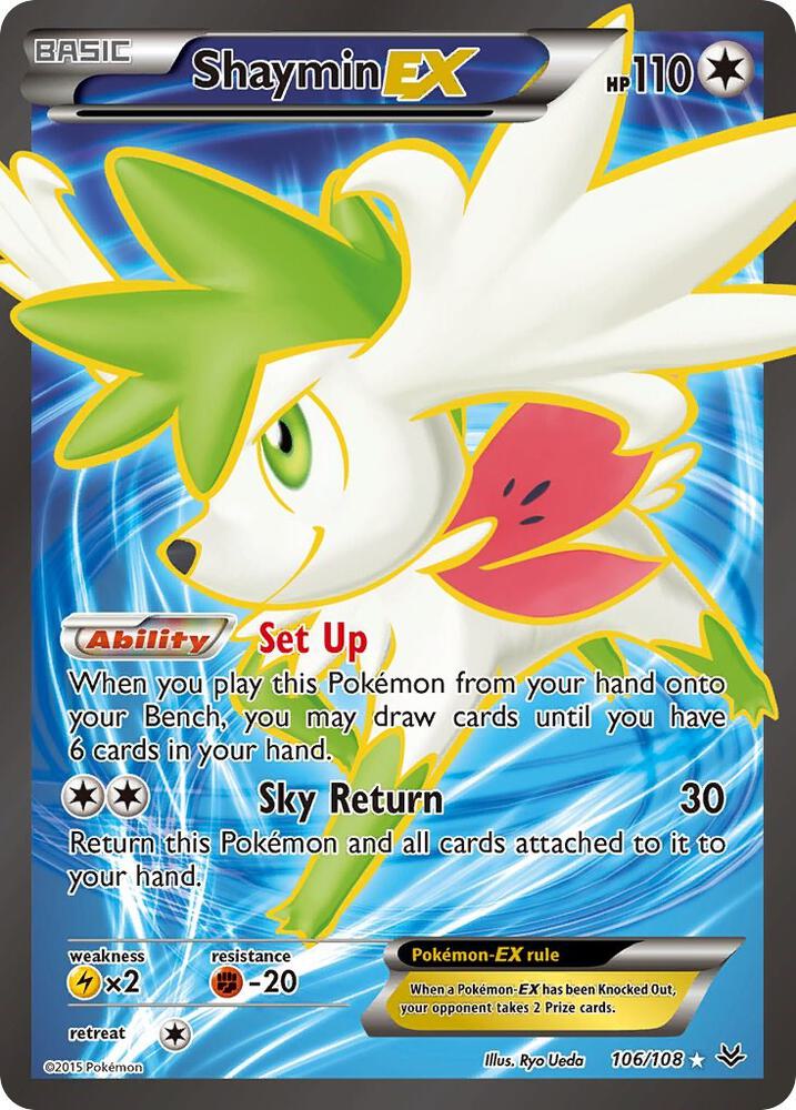 Shaymin EX (106 Full Art) card image
