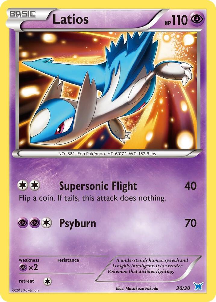 Latios (#30 Holo) card image