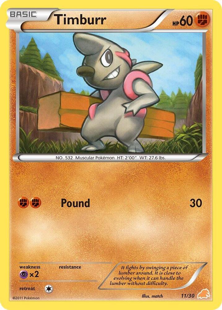 Timburr (#11) card image