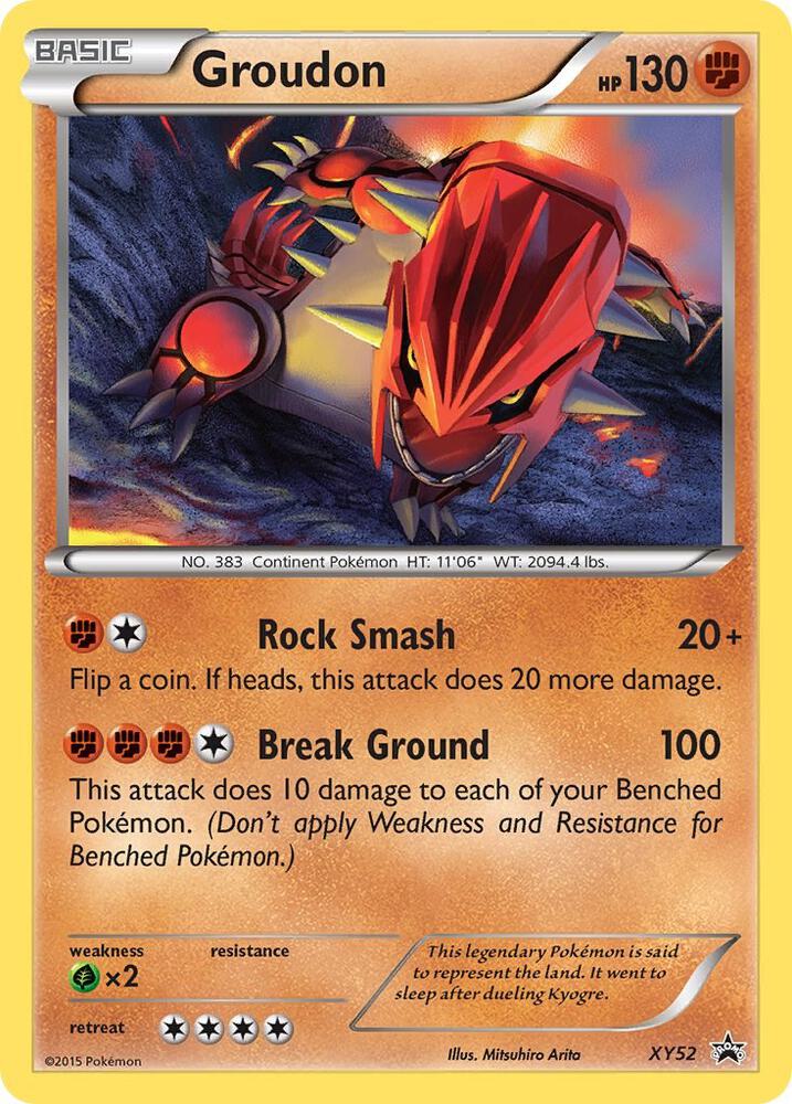Groudon - XY52 card image