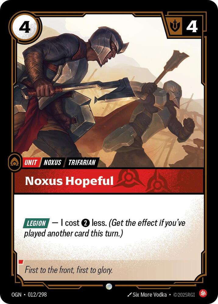 Noxus Hopeful card image