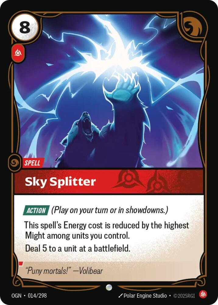 Sky Splitter card image