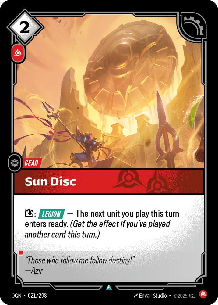 Sun Disc card image