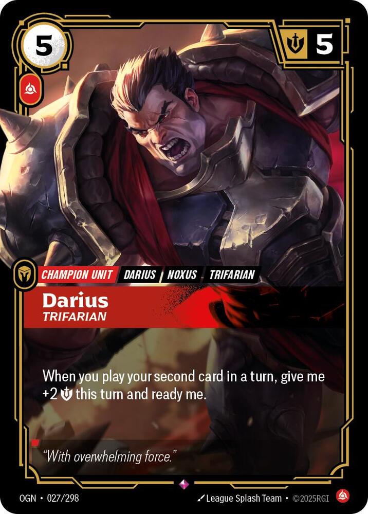 Darius, Trifarian card image
