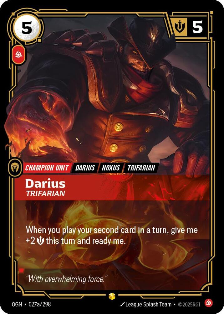 Darius, Trifarian (Alternate Art) card image