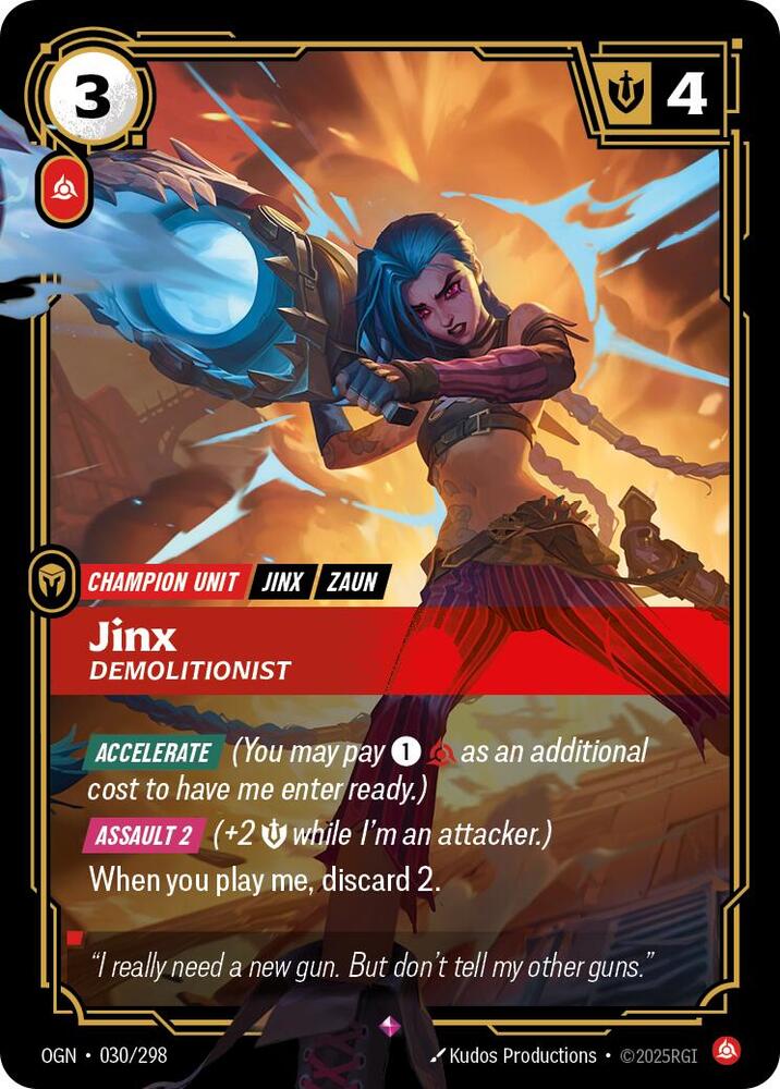 Jinx, Demolitionist card image