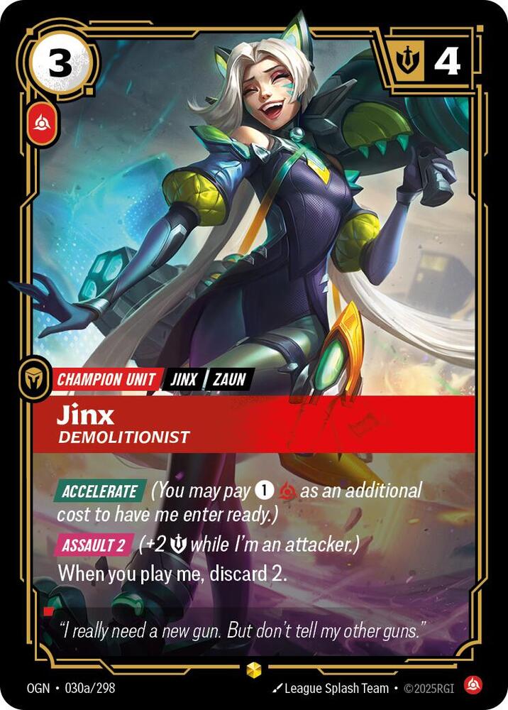 Jinx, Demolitionist (Alternate Art) card image