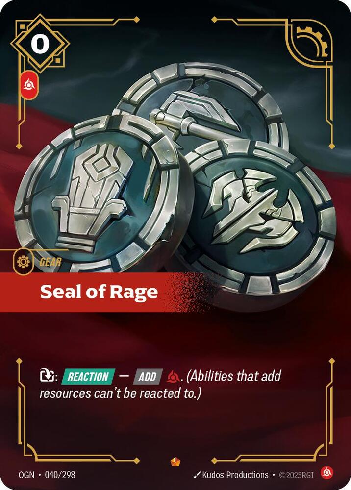 Seal of Rage card image