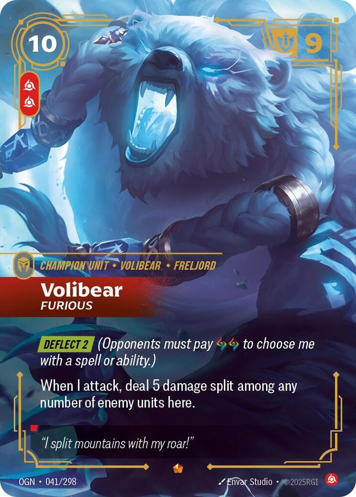 Volibear, Furious card image
