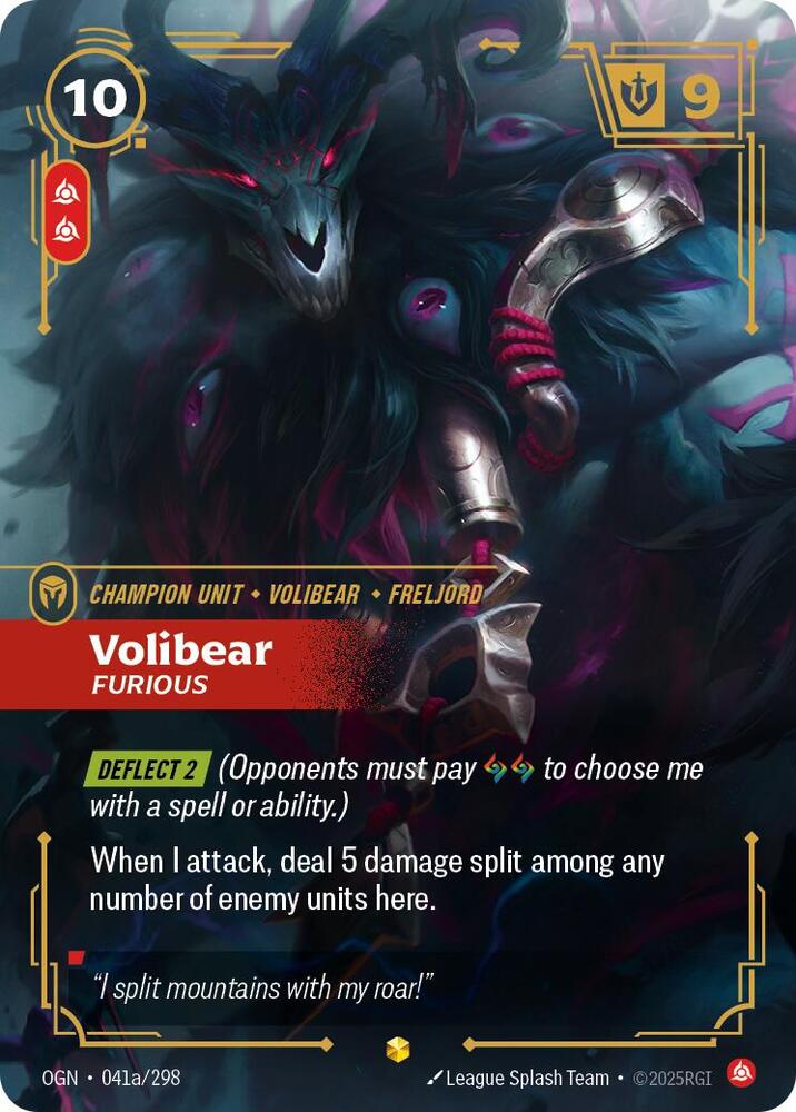 Volibear, Furious (Alternate Art) card image