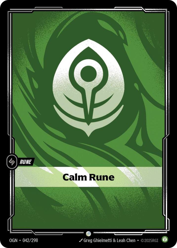 Calm Rune card image