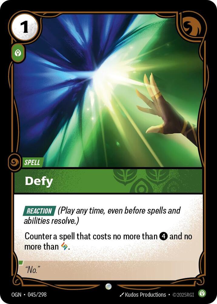 Defy card image