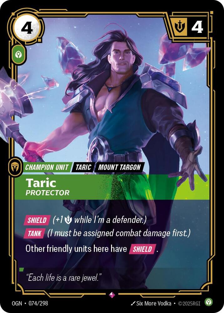 Taric, Protector card image