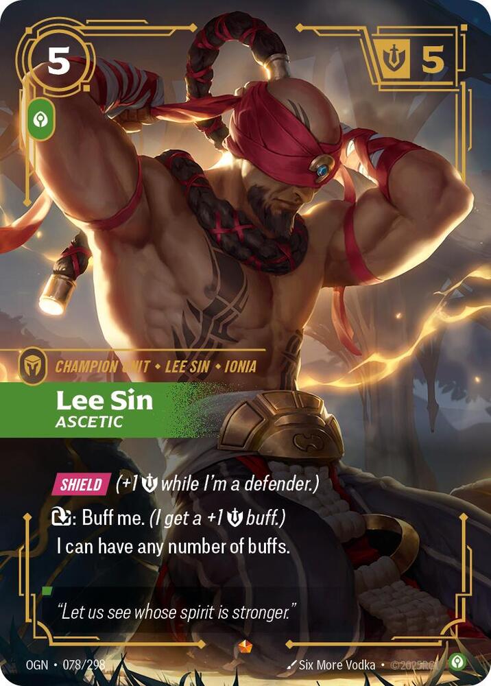 Lee Sin, Ascetic card image