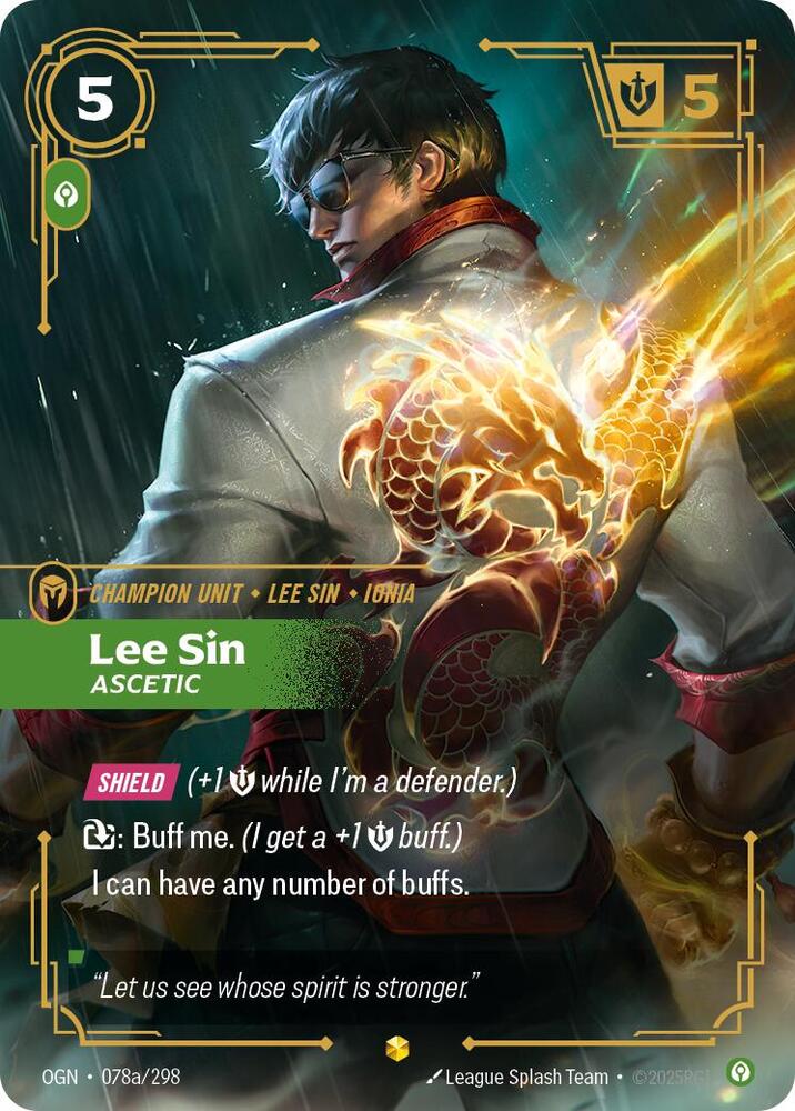 Lee Sin, Ascetic (Alternate Art) card image