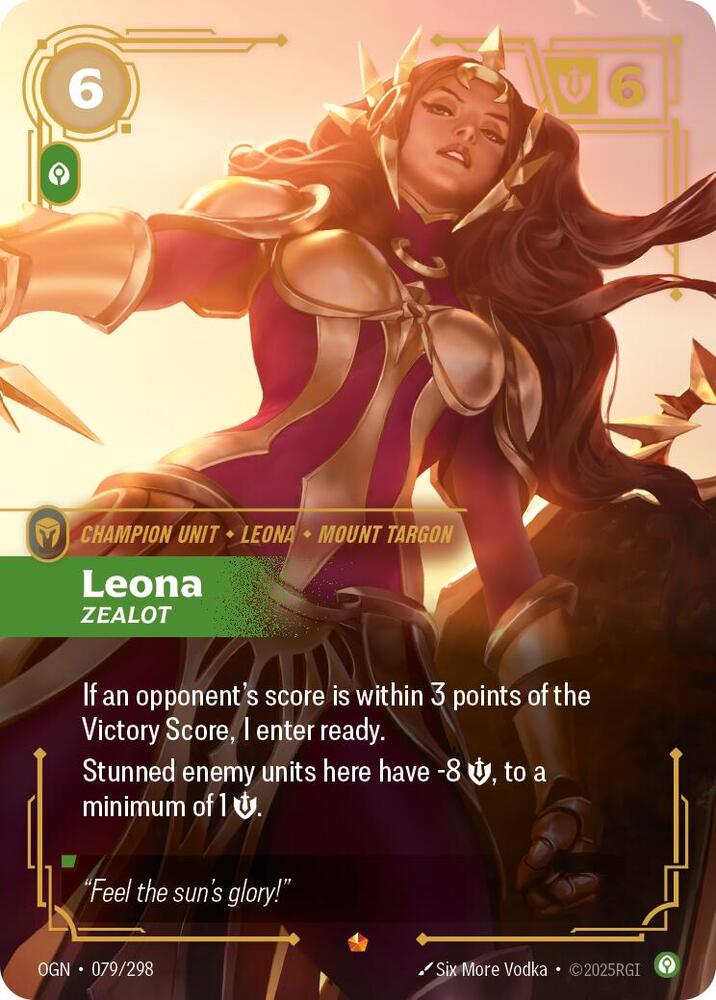 Leona, Zealot card image
