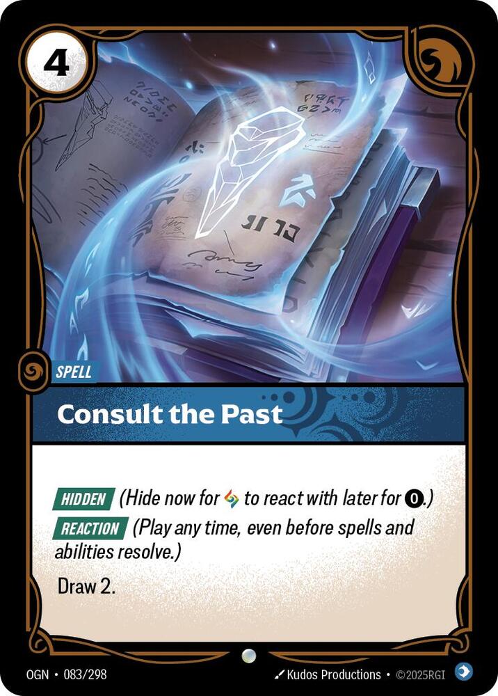 Consult the Past card image