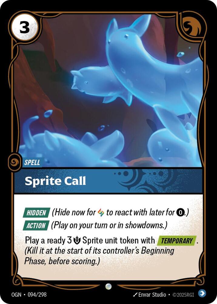 Sprite Call card image