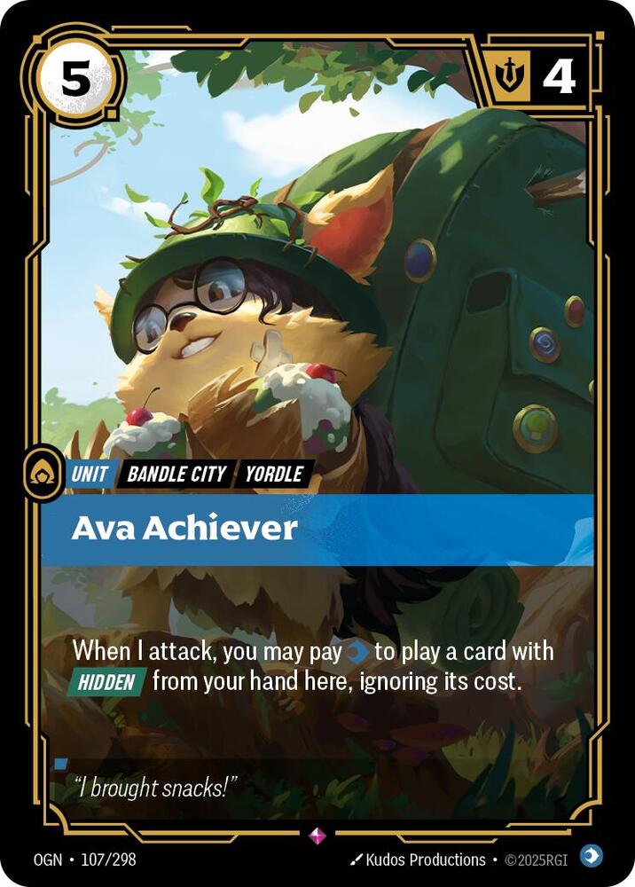 Ava Achiever card image