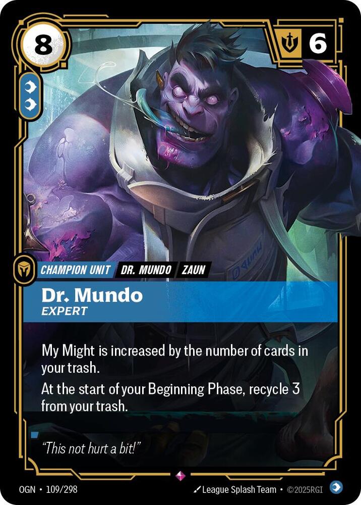 Dr. Mundo, Expert card image