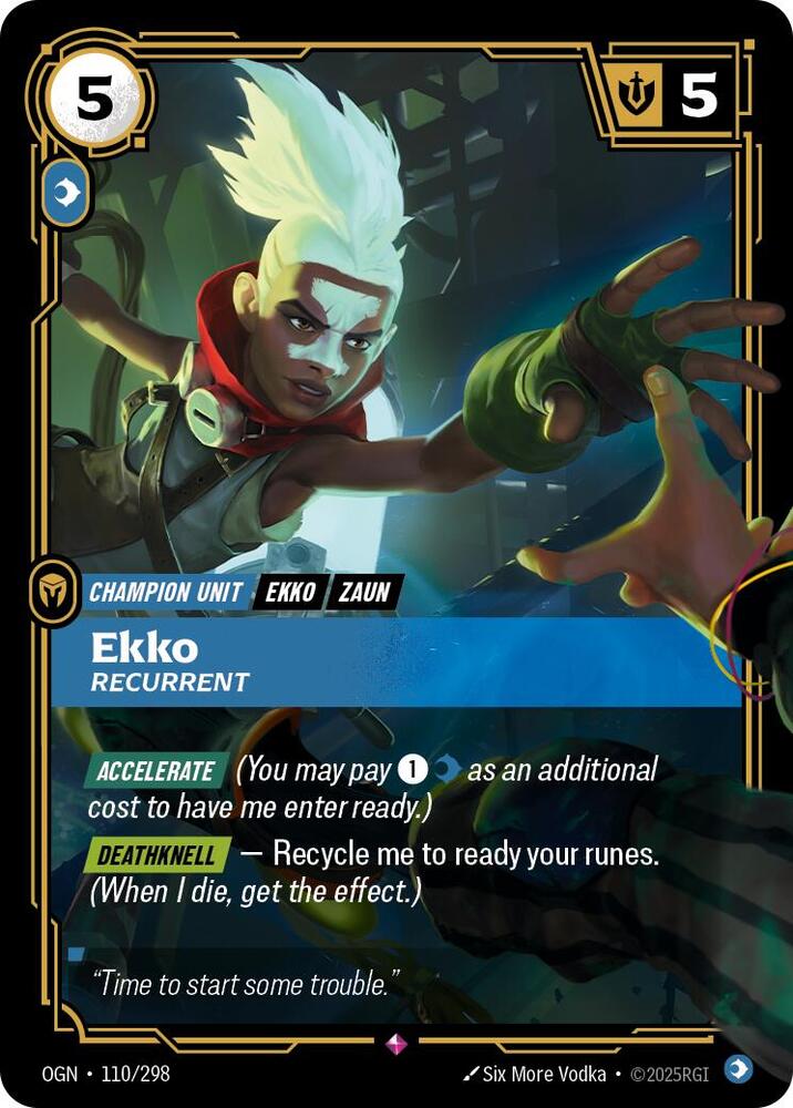 Ekko, Recurrent card image