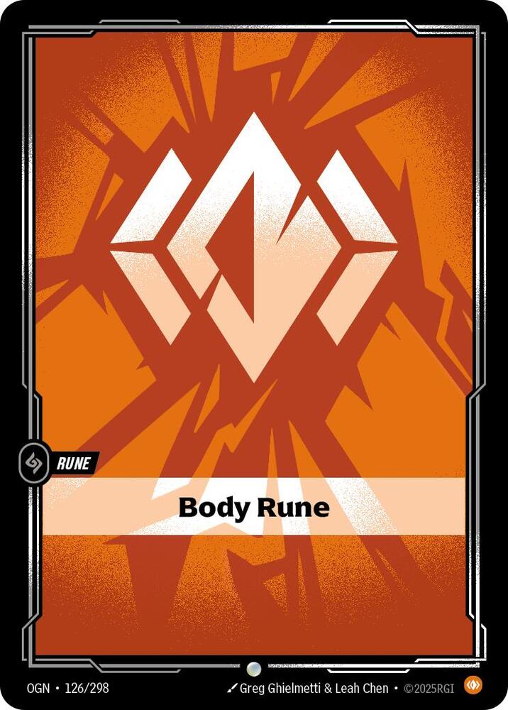 Body Rune card image