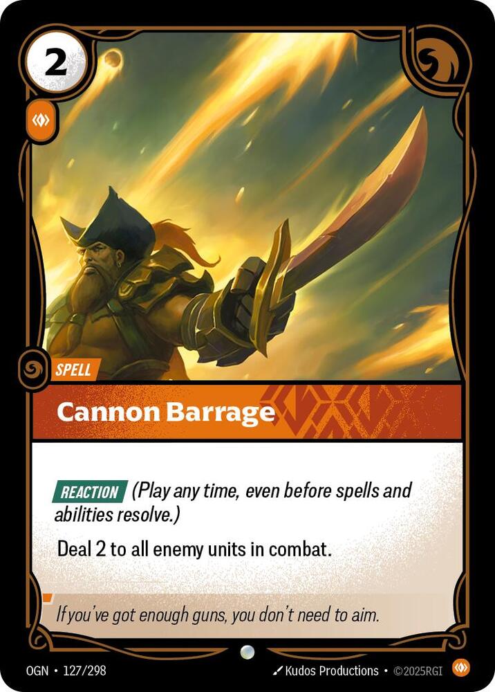 Cannon Barrage card image