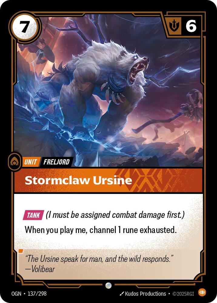 Stormclaw Ursine card image