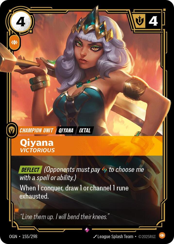 Qiyana, Victorious card image