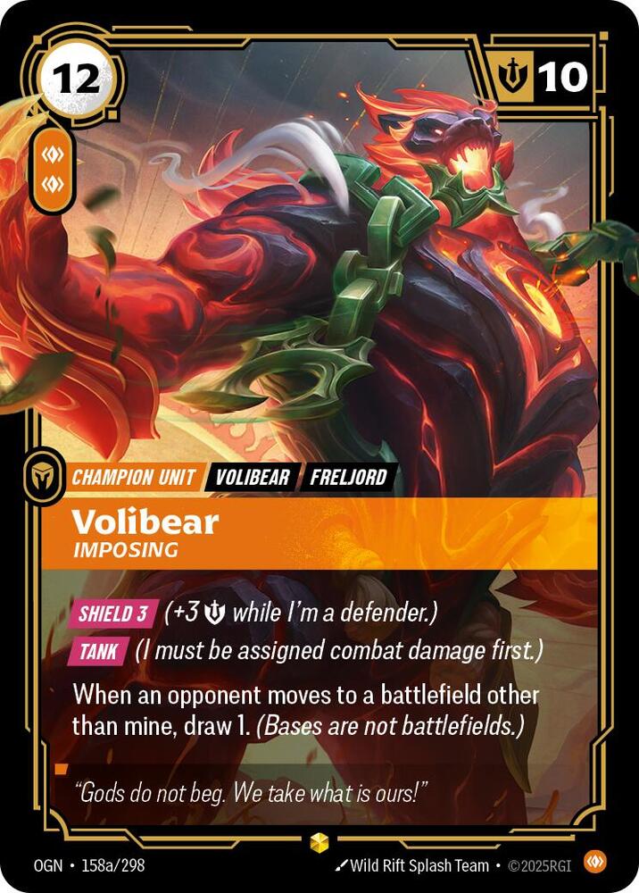Volibear, Imposing (Alternate Art) card image