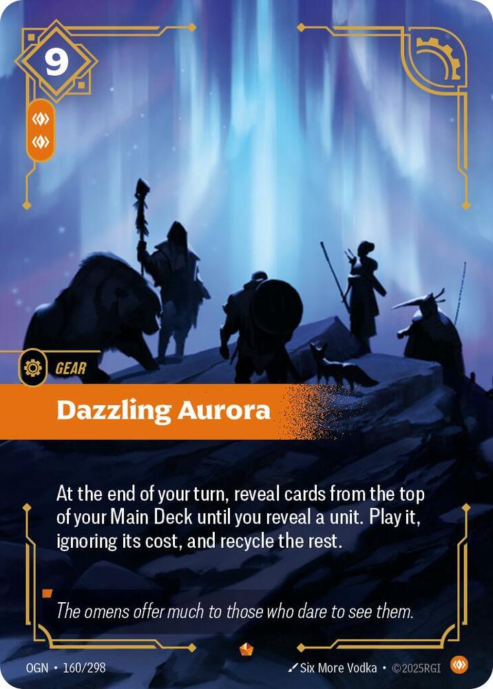 Dazzling Aurora card image