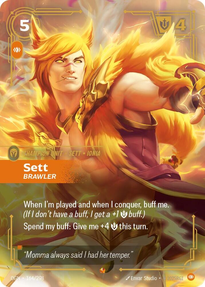 Sett, Brawler card image