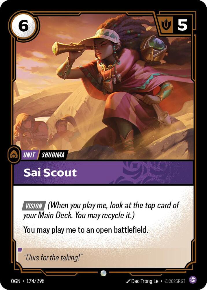 Sai Scout card image